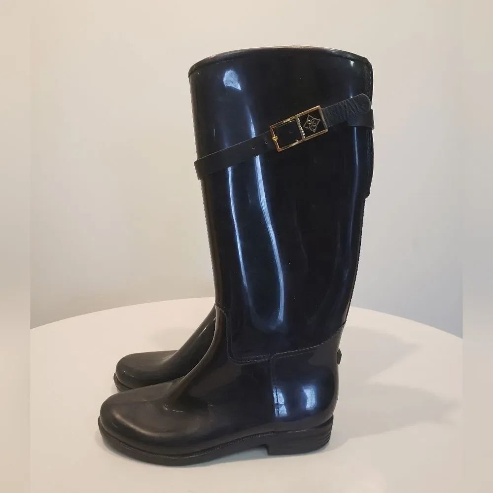 dav Womens Sussex Rubber Rain Boots Size 10